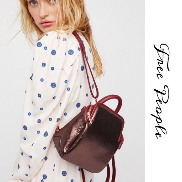 Free People Handbags - FREE PEOPLE MOONLIGHT CONVERTIBLE MINI BACKPACK